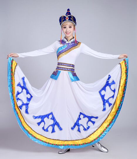 少数民族服装女成人柯尔克孜族达斡尔族撒拉族鄂温克族门巴族套装