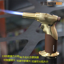 Dental jewelry gun spray gun igniter lighter sushi baking flamethrower sugar art moxibustion welding gun