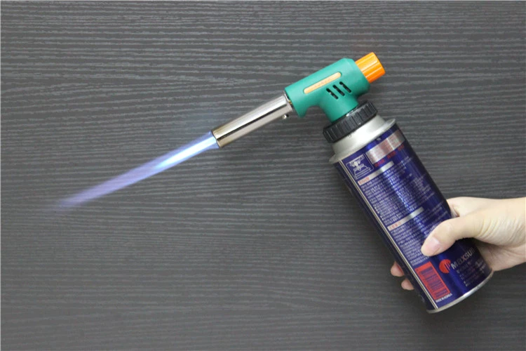 Súng phun cát di động blowtorch súng ngoài trời nướng lửa ngọn đuốc lửa nhiệt độ cao nhẹ hơn hàn mỏ hàn 7612 # - Bật lửa