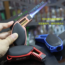 Welding fire spray gun small welding gun metal inflatable straight punch lighter cigarette cigar moxibustion igniter sugar spray gun