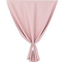 Velcro curtain paste free hole installation Bedroom bedroom dormitory blackout curtain cloth finished rental room short curtain