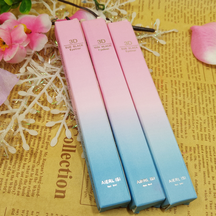 Full 9,9 nhân dân tệ vận chuyển màu hồng màu xanh gradient ống bút kẻ mắt lâu trôi không dễ dàng để làm nhòe kẻ mắt cứng người mới các loại eyeliner