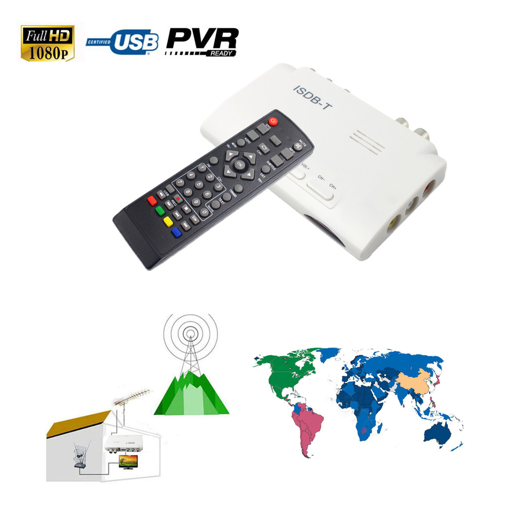 ISDB-T Digital Terrestrial receiver HD Video converter Terrestrial set-top box TV remote monitoring