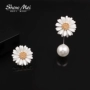 Nhật Bản Hàn Quốc Daisy Trâm Corsage Nữ Áo nịt len ​​cổ chữ V Pin Pin Pin Phụ kiện áo len đơn giản Phụ nữ cài áo chanel