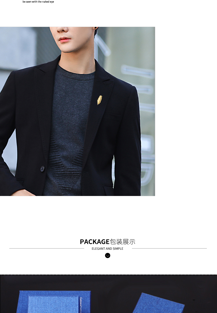 Feather nhỏ trâm nữ trâm huy hiệu áo len cardigan phù hợp với cổ áo pin khóa kim cổ áo hoa cổ áo khóa phụ kiện nam - Trâm cài cài áo đẹp