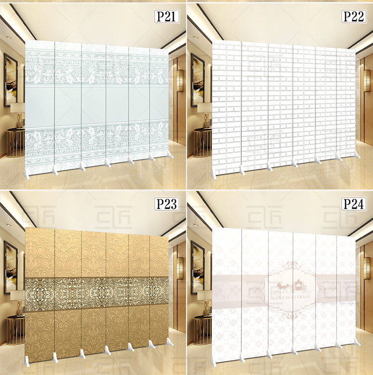 Màn hình phân vùng đơn giản trang trí phòng khách gấp văn phòng di động đơn giản hiện đại gỗ rắn vải đôi màn hình gấp - Màn hình / Cửa sổ bình phong gỗ hiện đại