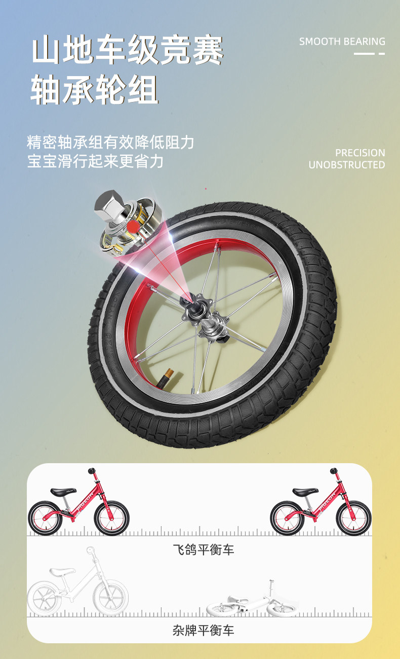 飞鸽 儿童 无脚踏平衡车 图4