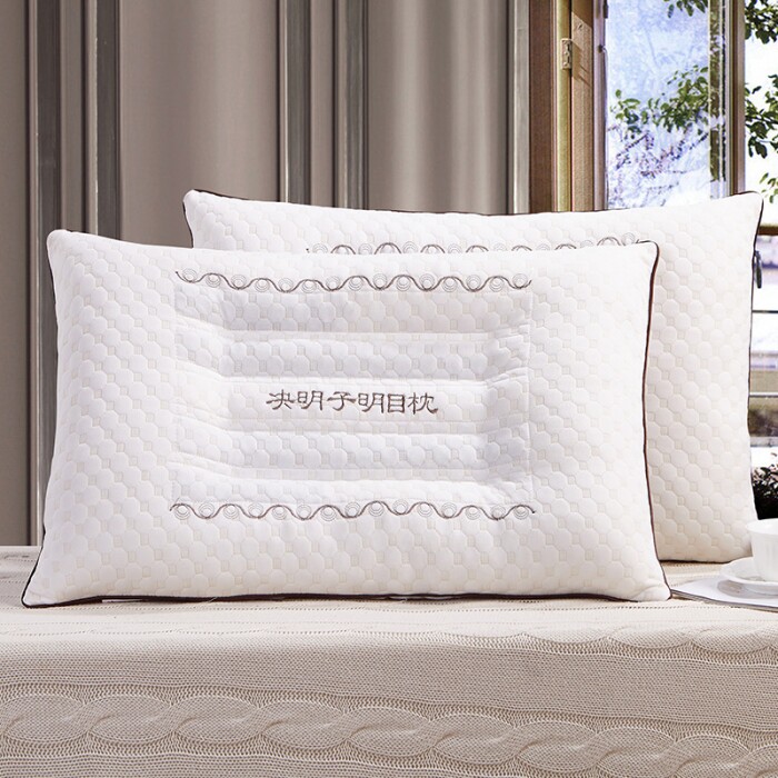 Water Cube Semen Cassiae Pillow Pillow Core Protection Cervical Spine single headman Single whole head double not easy to deform without collapsing pillow