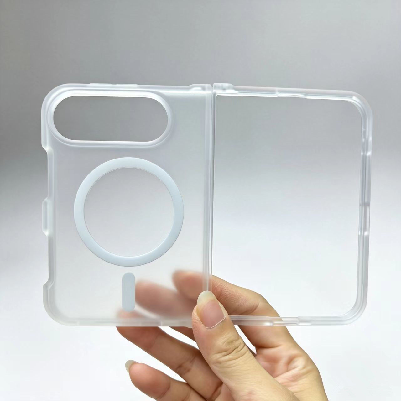 Style 2 — Magnetic Transparent Full-Body iPhone Case