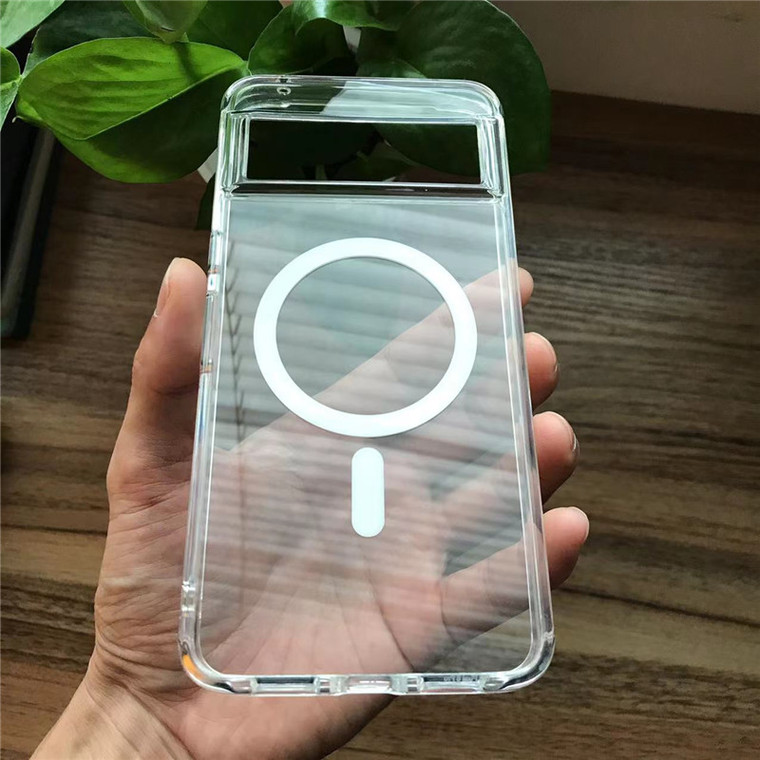 Transparent Clear Crystals Transparent Airbag 4 Corner Shock Absorbing 8, 8 Pro Google Pixel Phone Case