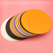 Paper card round color cowhide cardboard black white hard card paper round 250g painting art paper handmade round paper