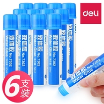 6 pieces of Dali 7302 office supplies liquid glue medium liquid glue 50ML liquid glue students