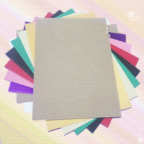  Corrugated paper A4 ten-color corrugated paper DIY handmade paper Corrugated paper color paper art paper Gift wrapping paper