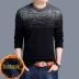 Áo thun tay dài cộng với nhung dày của cha mùa đông áo len trẻ trung ấm áp áo len nam HEILAN FUKM HOME - Áo len thể thao / dòng may vay len Áo len thể thao / dòng may