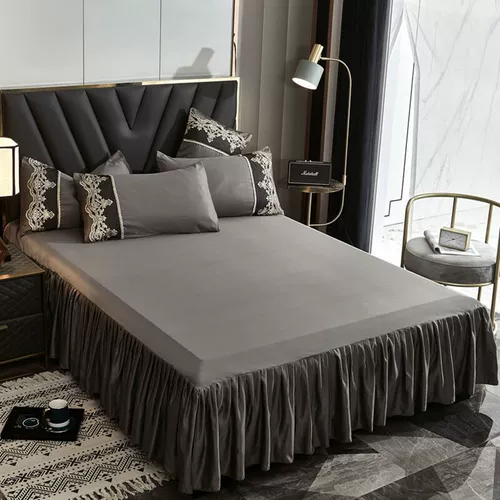 Комплект, хлопковое высококлассное шелковое покрывало, европейский стиль, 4 предмета, легкий роскошный стиль