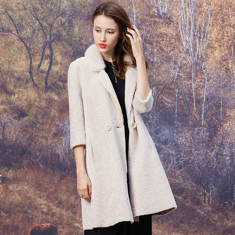 Manteau de fourrure femme LEAG   - Ref 3173527 Image 3