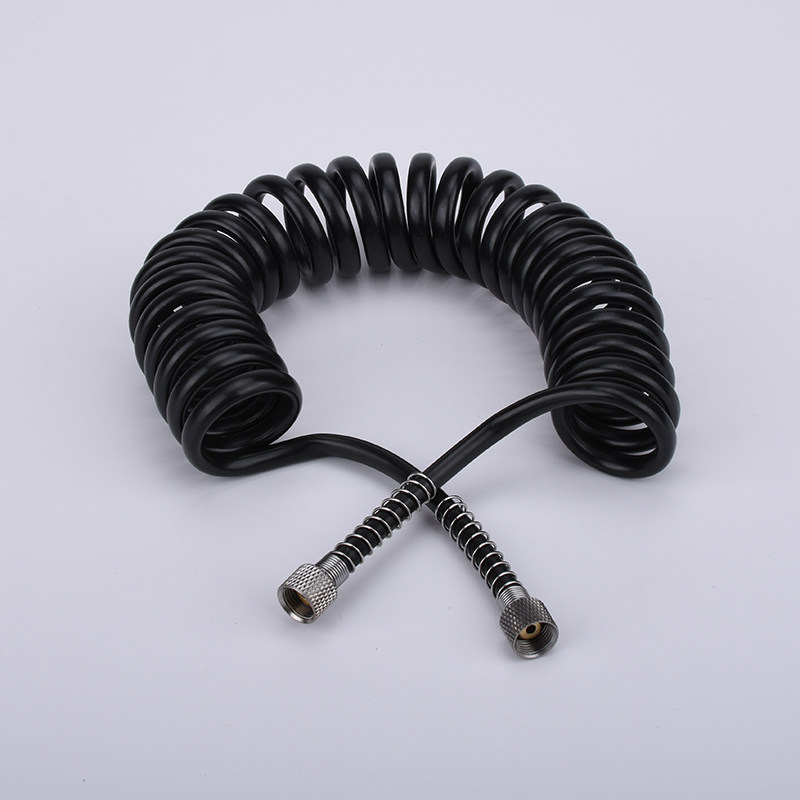 Small Bubble Injection Oxygen Instrument Spray Gun Tubes Hydrooxymeter Bottle Injection Oxygen Lance Beauty Accessories Applicator Black connection lines