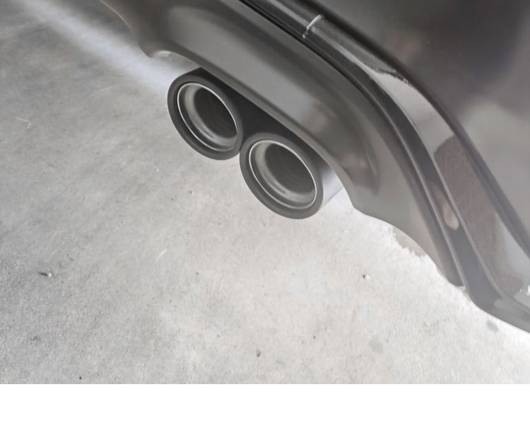 Suitable for Toyota Crown Land Release Special Carbon Fiber Tail Throat Exhaust Pipe Decoration Cover Sports Exterior Decoration Decoration