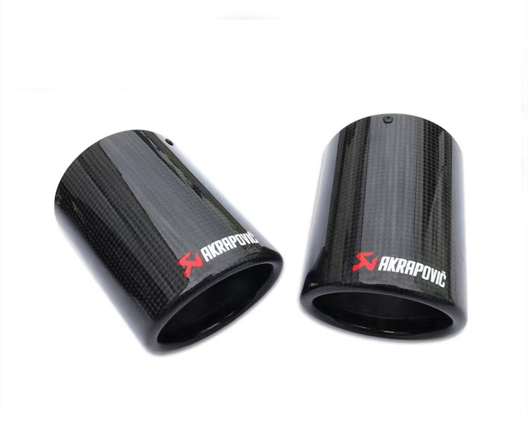 Suitable for Toyota Crown Land Release Special Carbon Fiber Tail Throat Exhaust Pipe Decoration Cover Sports Exterior Decoration Decoration