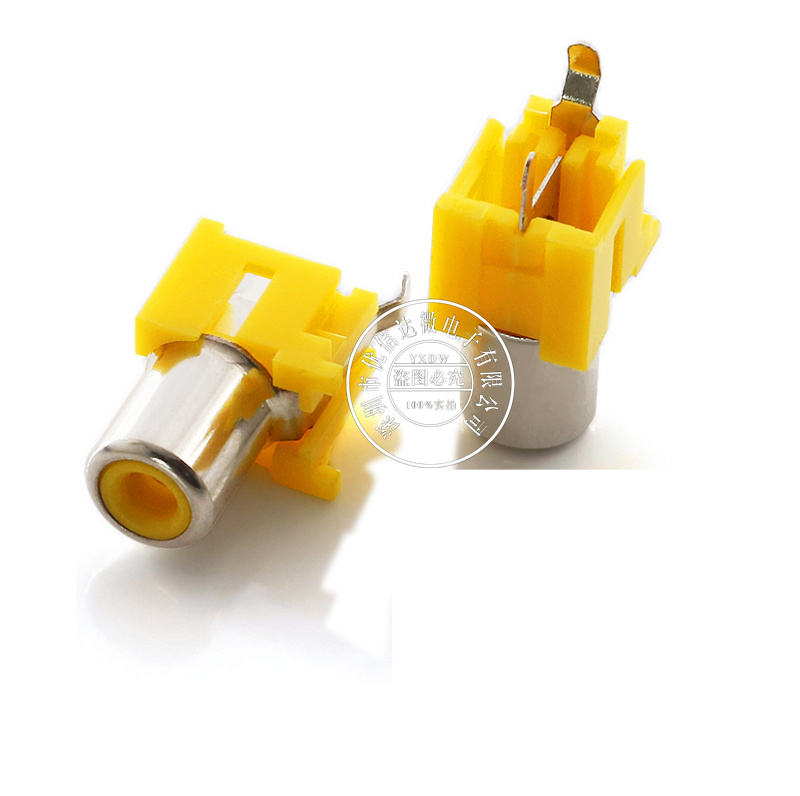 RCA Lotus Socket Audio Seat AV Mother Signal Sound Plug Terminal AV-8 4