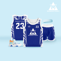 Basket Man Children Basketball Clothes Suit Custom Boy Elementary School Kids Jersey Nursery School Play Out Boys Training Costumes