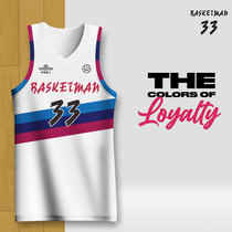 Basket basketball suit Custom suit Mens double face wearing college student competition training American Jersey Female Speed Dry Vest