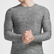 Basket man long sleeve T-shirt male autumn round collar slim fit workout tight clothing moisture-absorbing and breathable basketball training blouses