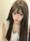 呐森假发女长发长直发双马尾Lolita圆脸甜美自然夏天网红JK全头套