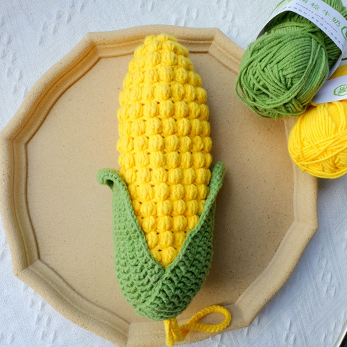 Плетеный крючок для вязания, пенал, трикотажный набор материалов ручной работы, кукурузные зерна, «сделай сам», подарок на день рождения