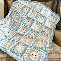 Синий кролик, одеяло, набор материалов, «сделай сам», 115 см