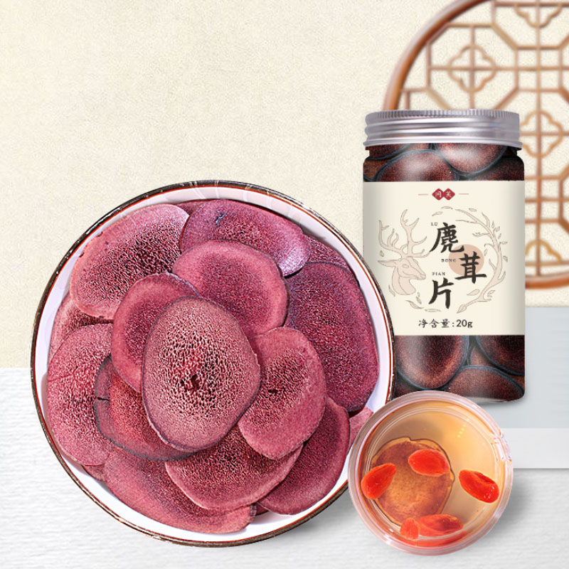 鹿茸片干片正品角片泡X药材男X非整支鹿角非鹿茸白粉片红粉血片