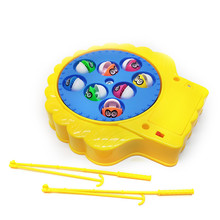 电动钓鱼玩具儿童小猫磁性充电早教益智男孩女宝宝3岁1动脑5智力2