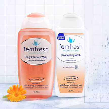澳版femfresh芳芯女性私处洗护液日常加强版祛异味2瓶装T2