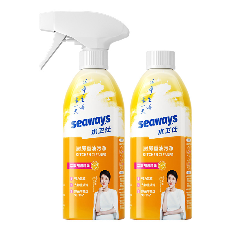 seaways 水卫仕 厨房重油污净500g*2瓶装