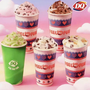 DQ暴风雪冰淇淋标准杯5选1门店核销