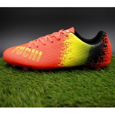 Wide Footed Long Nails Football Shoes Ag High Nail Real Grass Teenagers Adult Children Elementary And Middle School Students Big Nails Football Sneakers Men's Shoes Boys