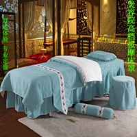 vẻ đẹp cao cấp bedspread gia đình bốn massage cơ thể thẩm mỹ viện nhỏ gọn Bắc Âu có thể được tùy chỉnh bộ giường sang trọng phong cách châu Âu - Trang bị tấm các mẫu ga giường spa