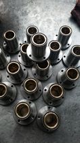 Hot sale oil-free graphite copper sleeve LMF2 high temperature resistant linear round flange bearing LMF16 LMF20