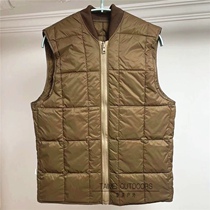 New down vest coat with inner liner outdoor patrol cold-proof and warm lightweight vest unisex