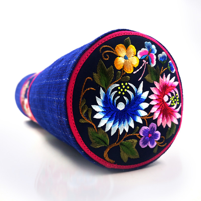 Qingyang sachet hand-embroidered buckwheat skin cervical pillow refreshing and refreshing gift for relatives and friends