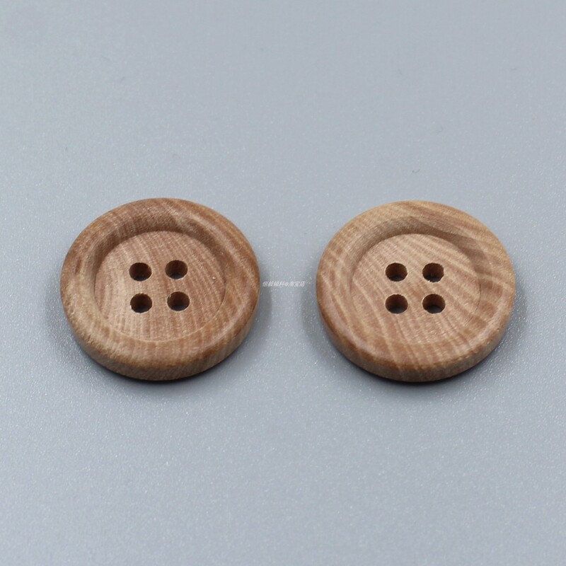 Natural Wood Buttons, Natural Wood Color, Round Four-Hole Buttons, Shirt, Coat, Sweater, Cardigan Buttons, Wooden Buttons, Decorative Buttons Natural Wood Buttons, Natural Wood Color, Round Four-Hole Buttons, Shirt, Coat, Sweater, Cardigan Buttons, Wooden Buttons, Decorative Buttons
