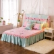 Khăn trải giường bằng vải bông trải giường đơn xù đơn 1,5 / 1,8 m đôi Simmons nệm bọc giường bông