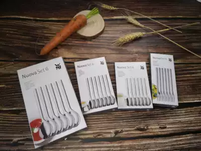German WMFWMFNuovaSET6 stainless steel spoon spoon meal coffee spoon 6 PCs yogurt spoon 2 PCs