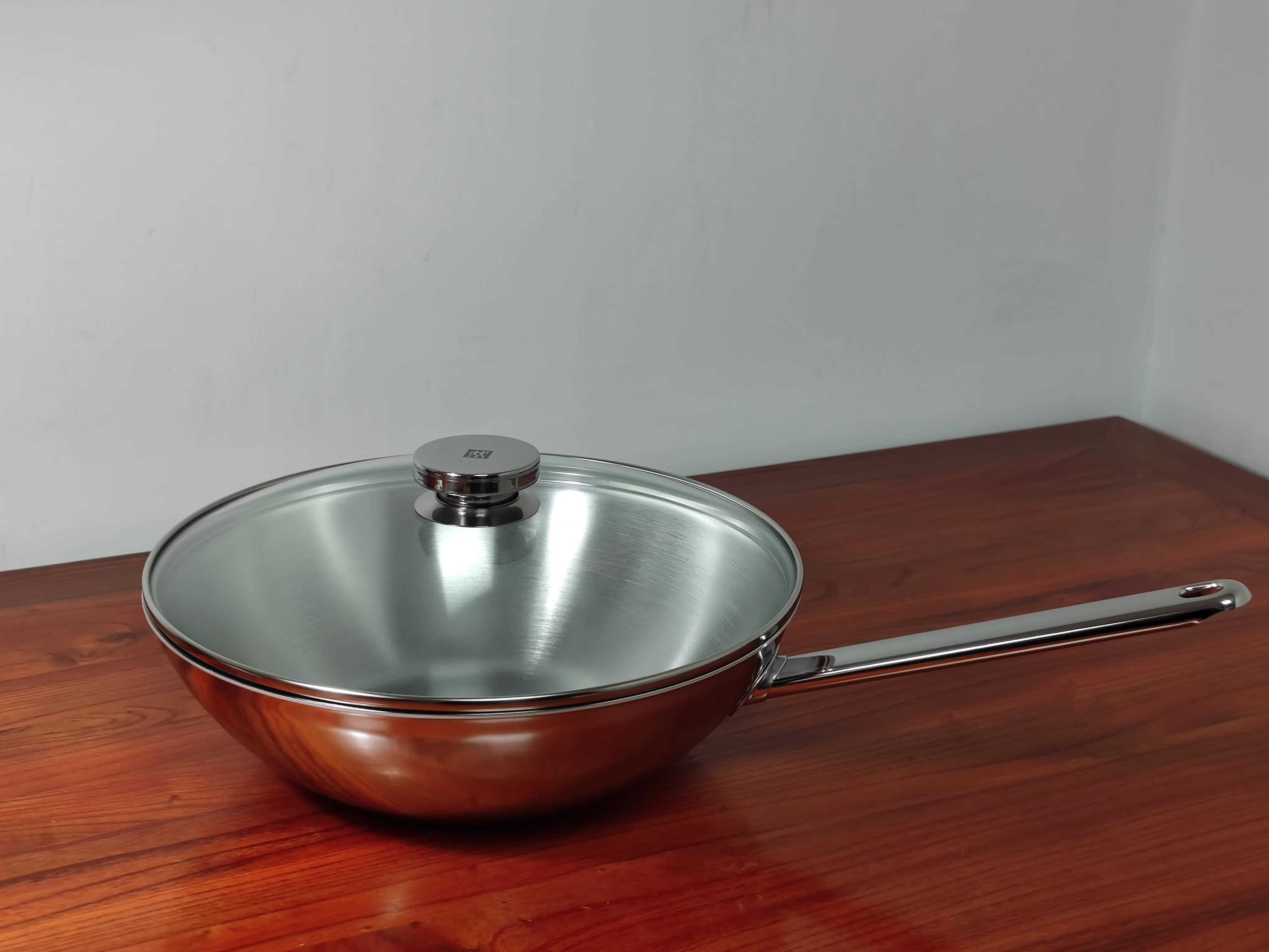 German double special cabinet single handle without coating Chinese frying pan Belgian original imported 30cm frying pan