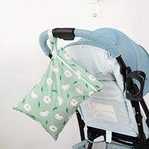 Baby stroller hanging bag baby BB cart hanging bag diaper bag out-of-door storage bag clothes diaper portable storage bag