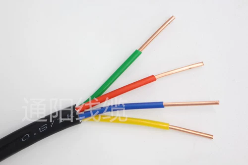 Кабель YJV 2 3 4 5 Core 1,5 2,5 4 6 квадратная страна Стандартная анти -нагрузочная медная кабельная проволока