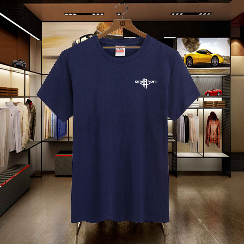 Áo thun nam cổ tròn và trẻ trung, cổ rộng, ngắn tay, đi kèm phân bón để tăng chất liệu cotton. áo oversize nam