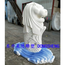 Merlion foam sculpture model custom wedding wedding stage background decorative window beauty Chen ornaments hot sale