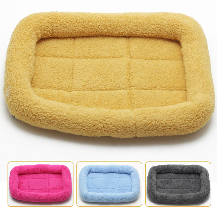 Special Price Pet Mat Teddy Dog Nest Pet Cat Cotton Cushion Small Mid Sized Dog Dog Bed Warm Dog Mat Supplies