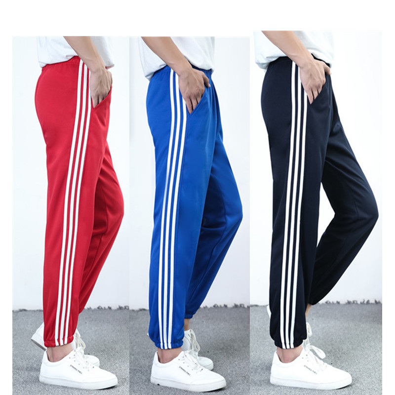  Spring/Summer School Pants Navy Blue Sweatpants Unisex Student Uniform Pants Red Long Pants Jogger School Pants Black